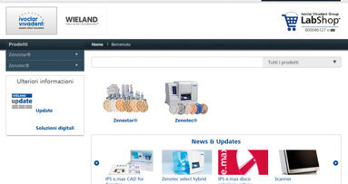 Labshop di Ivoclar Vivadent per prodotti Wieland