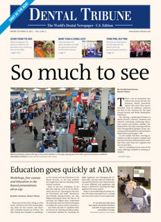 today daily ADA Annual Session San Francisco Oct. 19, 2012 today daily ADA Annual Session San Francisco Oct. 19, 2012