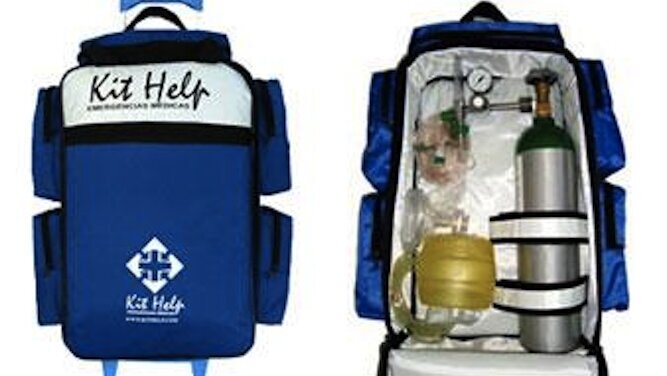 O primeiro kit de emergências médicas com oxigênio no Brasil