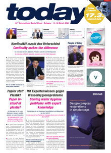 today at IDS Cologne 17 March 2023 today at IDS Cologne 17 March 2023