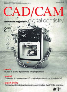 CAD/CAM Italy No. 2, 2015 CAD/CAM Italy No. 2, 2015