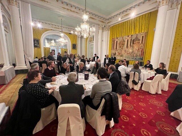 Dîner du gala dans le magnifique setting de l’hôtel Negresco de Nice. (Photo : Dr Pascal Klopp)