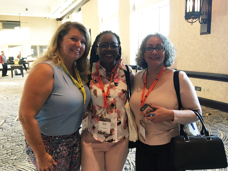 From left: Mindy Gordon, Shonta Brown and Luz Reyes, all of Fort Lauderdale, Fla.