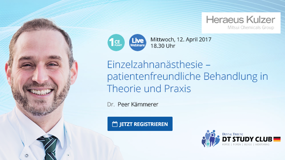 Einzelzahnanästhesie: Online-Kurs gibt Einblick in Theorie und Praxis
