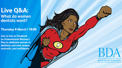 Facebook live session on women in dentistry