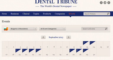 Ново улеснение за вас – електронният календар на  Dental Tribune
