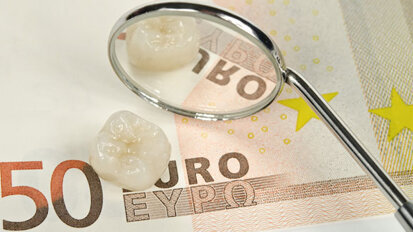 Zahnärzte in Einkommensstatistik hinten