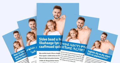 Mondzorgfolder in eenvoudige taal nu in zeven talen