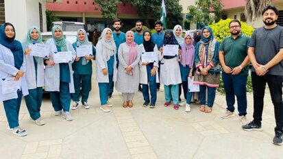 Hands-on dental splints workshop at Hamdard University