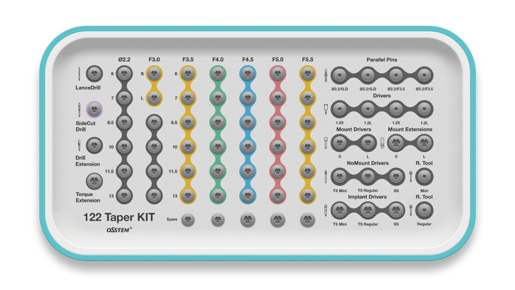 Osstem Implant – 122 Taper KIT