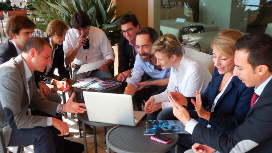 I soci effettivi AdB assieme ai giovani in un Closed Meeting a S. Margherita