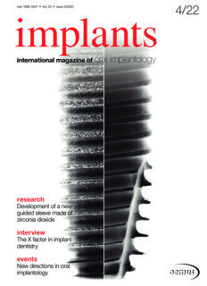 implants international No. 4, 2022 implants international No. 4, 2022