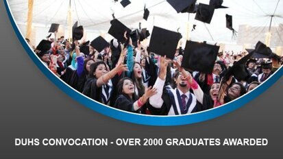 DUHS Convocation – Over 2000 graduates awarded degrees