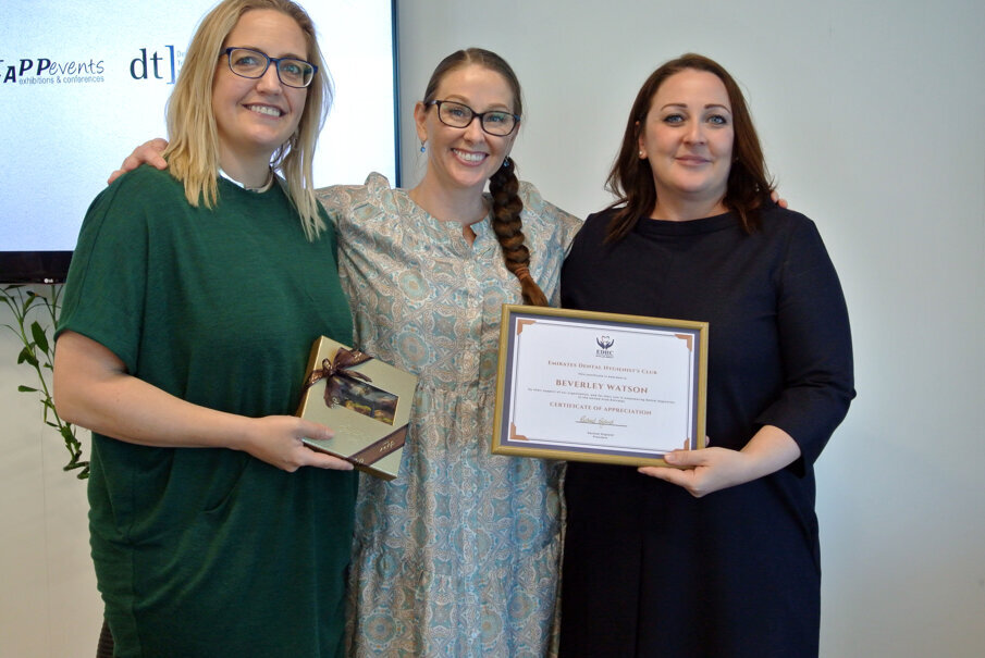 Joanne Flower, Beverley Watson and Rachael England 