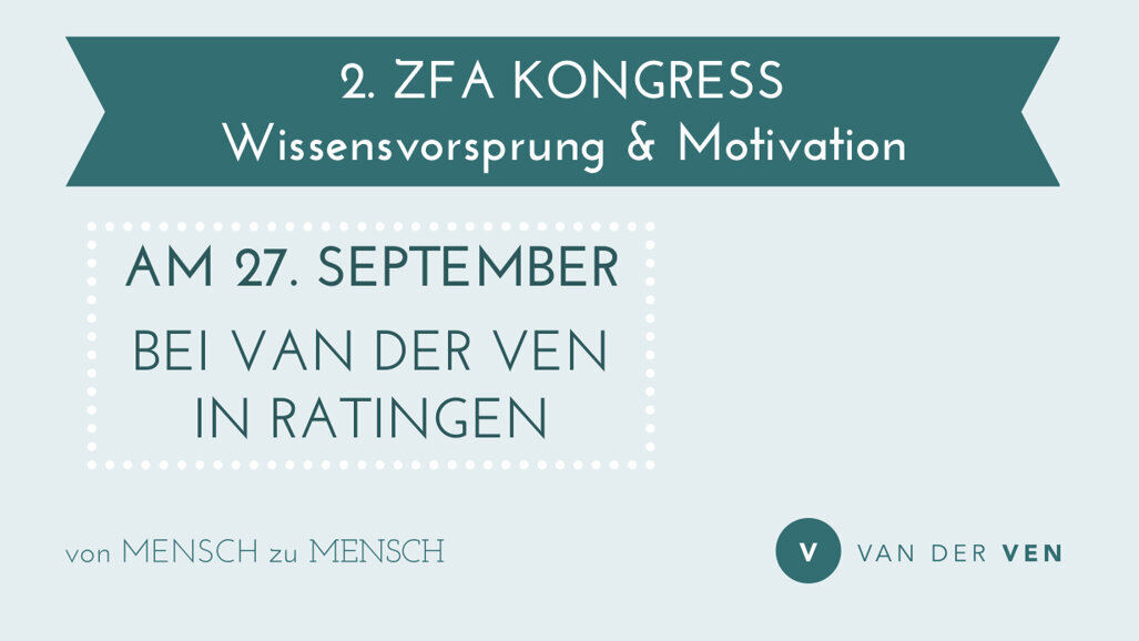 van der Ven: Fachtagung zur erfolgreichen Praxisabgabe