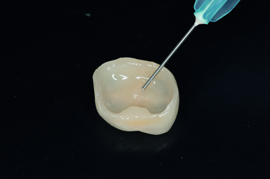 Fig. 9: Calibra® Silane was applied and dried.