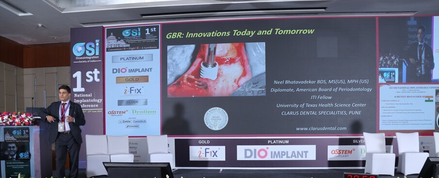 Fig 15: Dr Neel Bhatavadekar on Biomaterials for Augmentation: Present & future