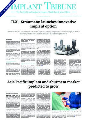 Implant Tribune Middle East & Africa No. 1, 2022