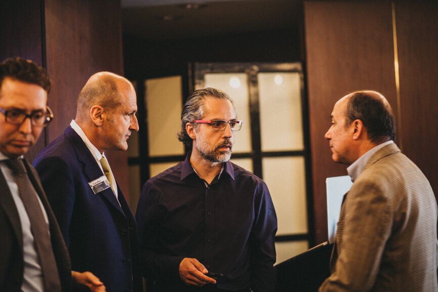 Luca Casalena, regional sales manager for Southern Europe, and Ricardo Henriques (Photograph: Robert Strehler)