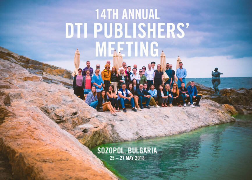 Over 40 members of the DTI network from all over the world met in Bulgaria for the 14th Annual Publishers’ Meeting. (Photograph: Tom Carvalho, DTI)