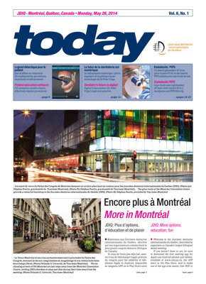 today JDIQ Montréal May 26, 2014 today JDIQ Montréal May 26, 2014