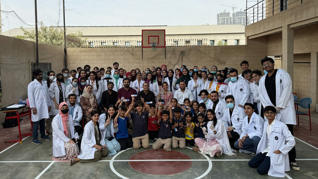 Altamash General Hospital conducts dental awareness outreach at British International School