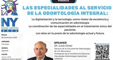 Conferencia en Nueva York: “Las especialidades al servicio de la odontología integral”
