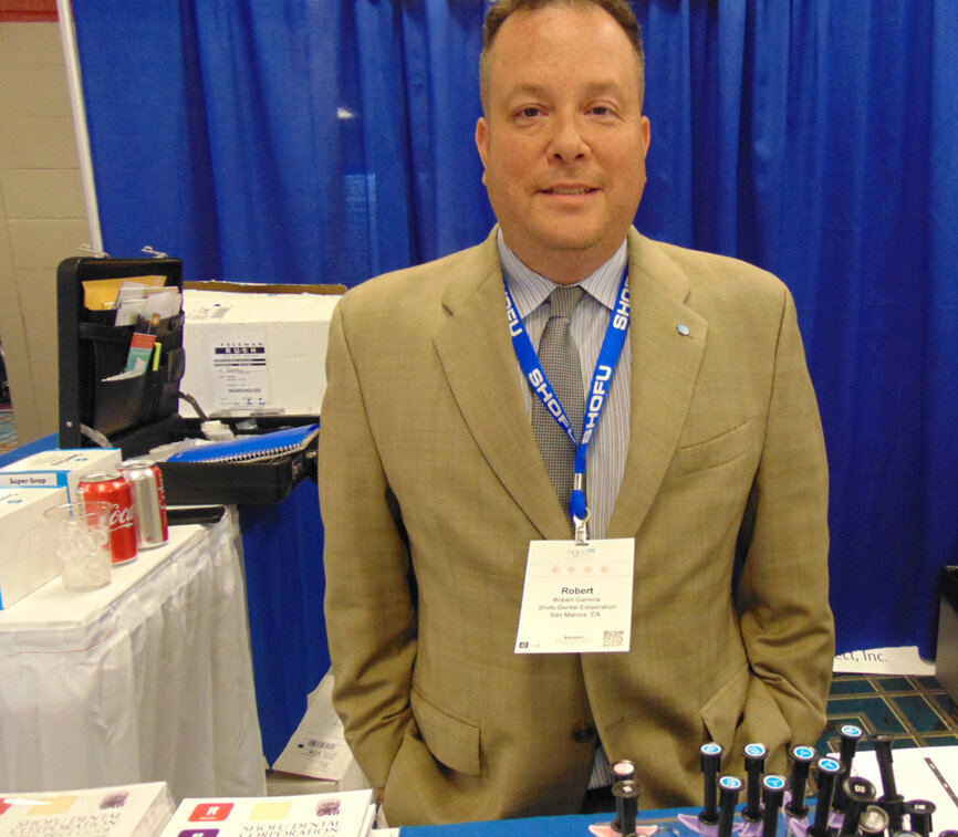 Robert Garnica of Shofu Dental Corp. (Photo by Fred Michmershuizen/Dental Tribune America)