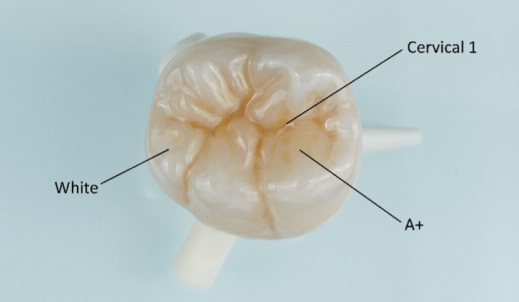 Figs. 7 & 8: Glazing and staining in one firing. 