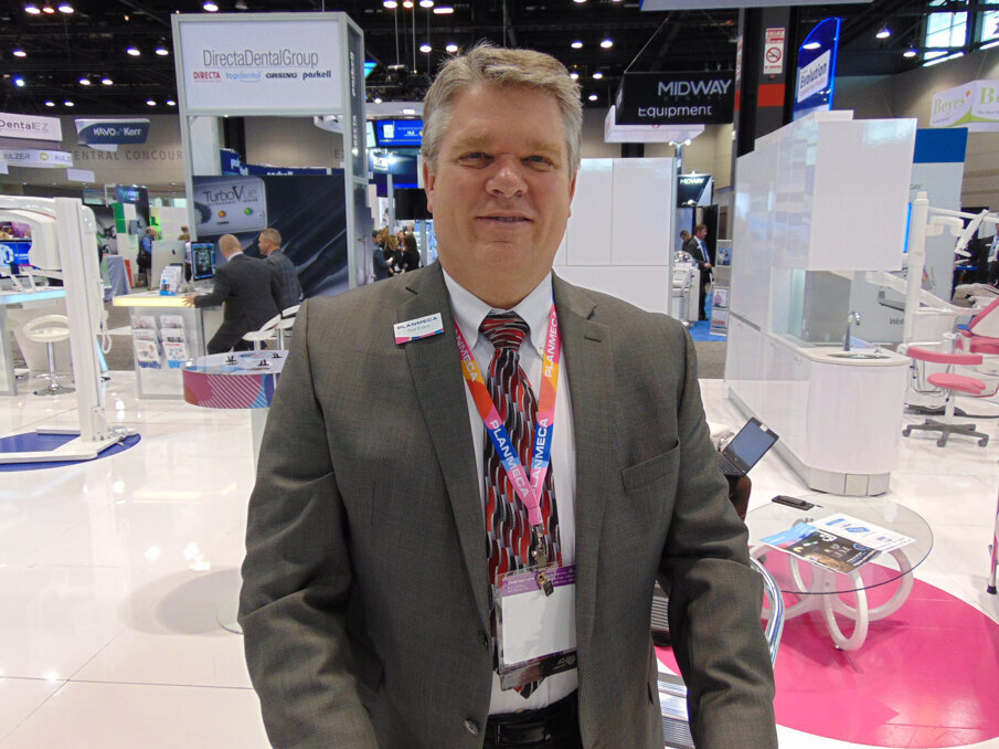 Tom Evans of Planmeca. (Photo: Fred Michmershuizen/Dental Tribune America)