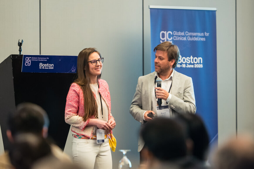 Drs Giulia Brunello and Franz Strauss.