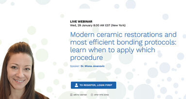 Expert discusses modern ceramic restorations in free webinar