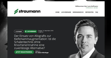 Fortbildung leicht gemacht: Straumann Academy ist online