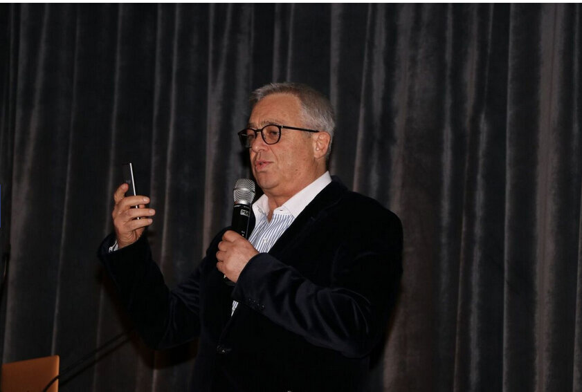 Dr Ady Palti lors de l'Euro Implanto (Photo Philippe Alibert)