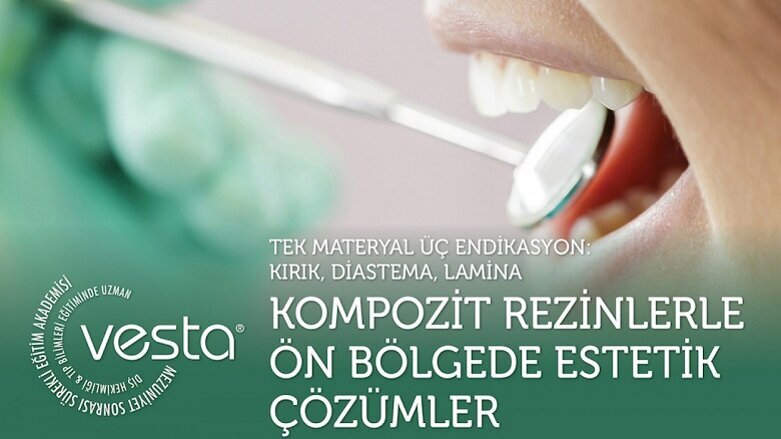 Kompozit Rezinlerle Ön Bölgede Estetik Çözümler