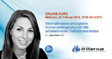 Webinar: Minimalinvasive chirurgische Kronenverlängerung mit schallaktivierten Osteotomieaufsätzen