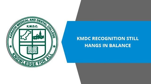 KMDC Recognition still hangs in balance