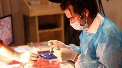 和Sascha医生学习种植