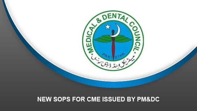 New SOPs for CME issued by PM&DC