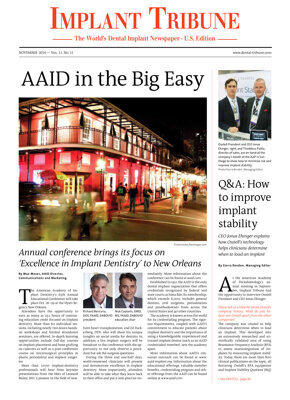 Implant Tribune U.S. No. 10, 2016