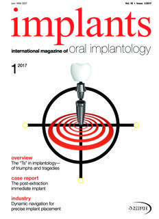 implants international No. 1, 2017 implants international No. 1, 2017