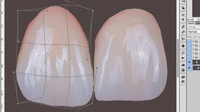 Composite mock-up & design software assistito