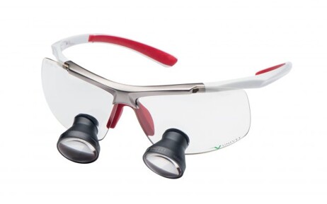 Quick loupes Techne White Red Gal