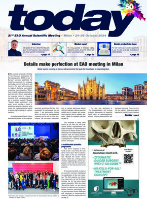 today EAO Annual Scientific Meeting Milan Oct. 24–26, 2024