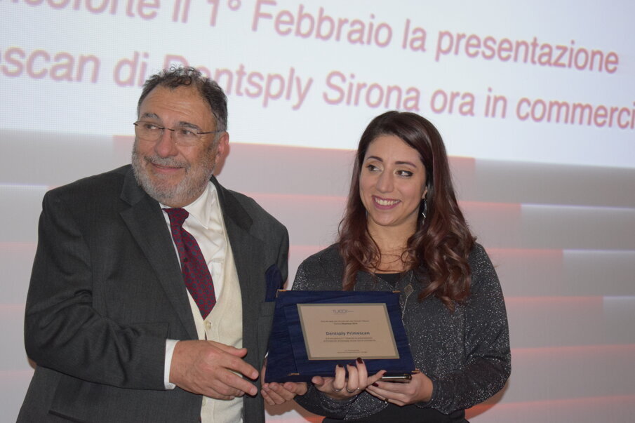 Prof. Ugo Covani e dott.ssa Francesca Mancini(© Tueor Servizi).