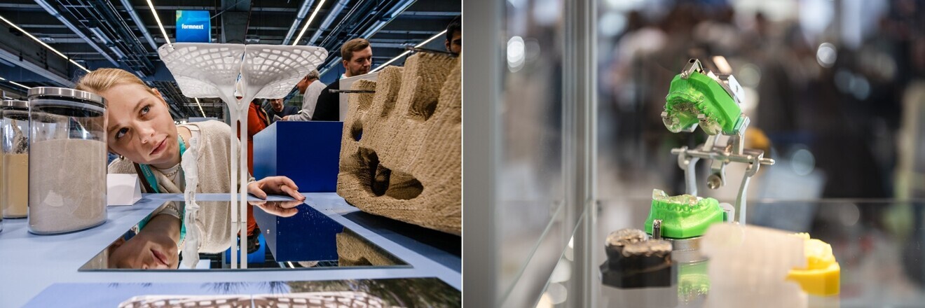 2024 年 Formnext 展会现场掠影。（图片来源：美沙会展法兰克福公司 / 马克・雅克曼、马蒂亚斯・库特）2024 年 Formnext 展会现场掠影。（图片来源：美沙会展法兰克福公司 / 马克・雅克曼、马蒂亚斯・库特）