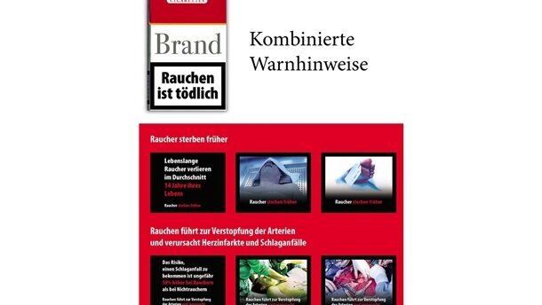 WHO empfiehlt abschreckende Bilder auf Zigarettenschachteln