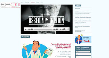 EAO: Website und Leitfaden für Implantat-Patienten