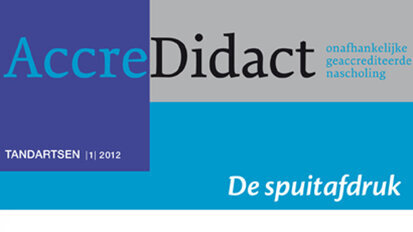 AccreDidact start nascholingsformule voor tandartsen