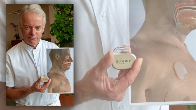 Obstruktive Schlafapnoe: Patient wird Zungenschrittmacher implantiert